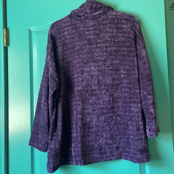 J.JILL COWL NECK CHENILLE  SWEATER SIZE XL - Picture 6 of 9